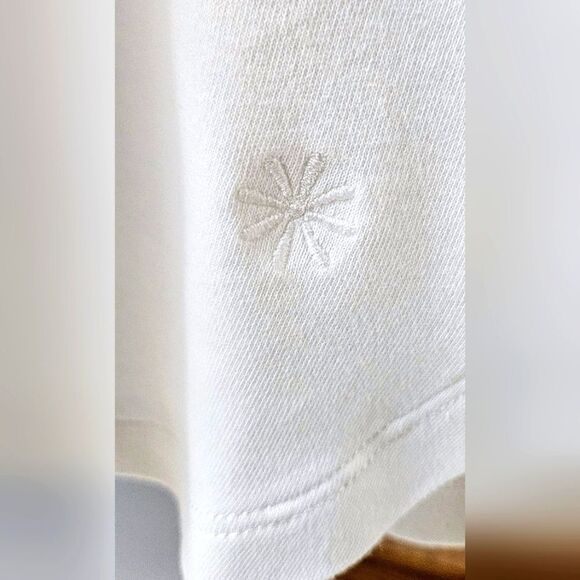 ISAAC MIZRAHI LIVE ESSENTALS Plus Size White V- Neck Short Sleeve Top Size 3X - Picture 7 of 16